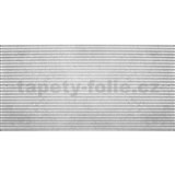Stropní panely 3D XPS BETON STRIPES světle šedý s vlnkami 100 x 50 cm - AKCE