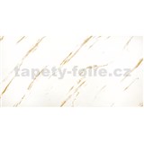 Obkladové panely 3D XPS mramor bílo-zlatý rozměr 100 x 50 cm
