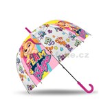 Transparentní dětský deštník Tlapková patrola 18