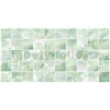 Obkladové panely 3D PVC rozměr 964 x 484 mm mozaika perleťově zelená