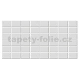 Obkladové panely 3D PVC rozměr 960 x 480 mm obklad bílý 7,5x11,5 cm