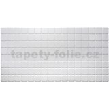 Obkladové panely 3D PVC rozměr 960 x 480 mm obklad bílý malý