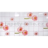 Obkladové panely 3D PVC rozměr 955 x 480 mm květy gerbery
