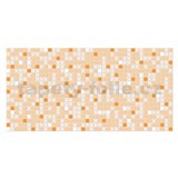 Obkladové 3D PVC panely rozměr 955 x 480 mm mozaika oranžová