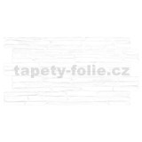Obkladové panely 3D PVC rozměr 980 x 500 mm kámen bílý