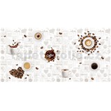 Obkladové 3D PVC panely rozměr 964 x 484 mm mozaika Coffee