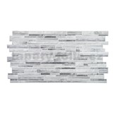 Obkladové panely 3D PVC rozměr 960 x 500 mm vulkanická cihla šedá