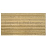 Obkladové panely 3D PVC  lamely žluté rozměr 970 x 500 mm
