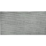Obkladové panely 3D PVC rozměr 500 x 970 mm vlnovky šedé