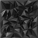 Obkladové panely 3D PVC Mirror black rozměr 500 x 500 mm, tloušťka 1 mm - POSLEDNÍ KUSY