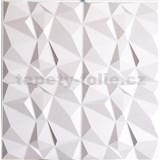 Obkladové panely 3D PVC rozměr 595 x 595 mm, tloušťka 0,6mm, DIAMOND 3D