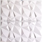 Obkladové panely 3D PVC rozměr 595 x 595 mm, tloušťka 0,6mm, DIAMANT 3D