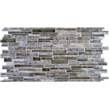 Obkladové panely 3D PVC rozměr 980 x 489 mm, ukládaný kámen šedo-hnědý - POSLEDNÍ KUSY