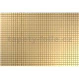 Obkladové panely 3D PVC rozměr 944 x 645 mm, zlatá mozaika s černou spárou - POSLEDNÍ KUSY