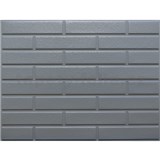 Obkladové panely 3D PVC rozměr 440 x 580 mm cihla šedá