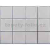 Obkladové panely 3D PVC rozměr 440 x 580 mm obklad velký se stříbrnou spárou