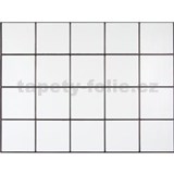 Obkladové panely 3D PVC rozměr 440 x 580 mm obklad malý s hnědou spárou