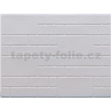 Obkladové panely 3D PVC rozměr 440 x 580 mm nepravidelný obklad strukturovaný bílý