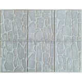Obkladové panely 3D PVC rozměr 440 x 580 mm kamenný obklad šedý