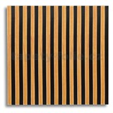 Samolepící panely na zeď lamely na pěnovém podkladu hnědé rozměr 66,5 x 66,5 cm