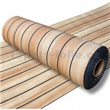 Samolepící lamely na zeď na pěnovém podkladu hnědé rozměr 300 x 40 cm