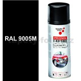 Sprej AUTO SUPERACRYL 400ml RAL 9005M barva černá matná - POSLEDNÍ KUSY