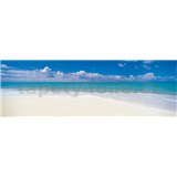 Vliesové fototapety opuštěná pláž rozměr 368 cm x 127 cm