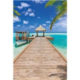 Vliesové fototapety Beach Resort rozměr 124 cm x 184 cm