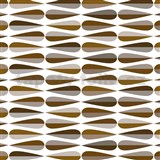 Ubrus metráž retro geometrický vzor šedo-hnědý