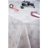 Ubrus metráž Paris šedá - POSLEDNÍ METRY