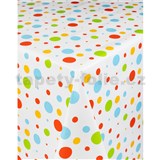 Ubrus metráž barevné puntíky - POSLEDNÍ METRY