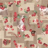Ubrus metráž Cherry cupcake - POSLEDNÍ METRY