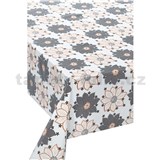 Ubrusy návin 20 m x 140 cm moderní floristický motiv