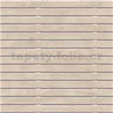 Vliesové tapety na zeď Artifice lamely dub natural s metalickou mezerou